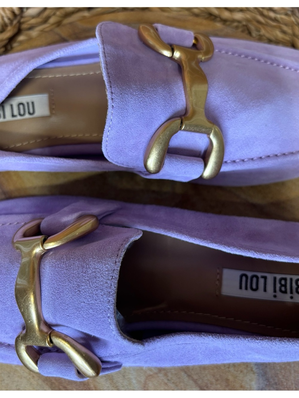 NWOT Anthropologie Bibi Lou Exclusive Zagreb Loafers in Malva Size 37 - Picture 7 of 11